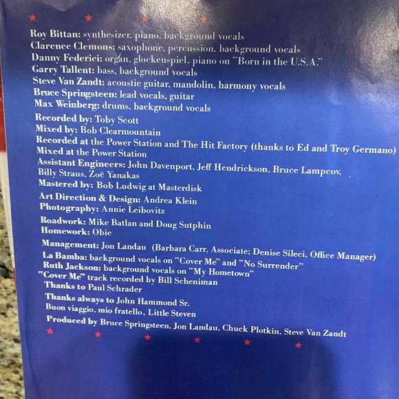 Bruce Springsteen- Born In The USA Original Pressing Vinyl Record LP - Picture 7 of 8